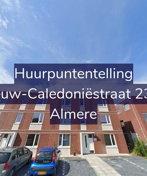 Foto gevel Huurpuntentelling voor Nieuw-Caledoniëstraat 23-C, Almere