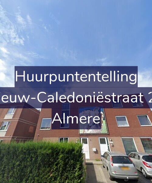 Foto gevel Huurpuntentelling voor Nieuw-Caledoniëstraat 27, Almere