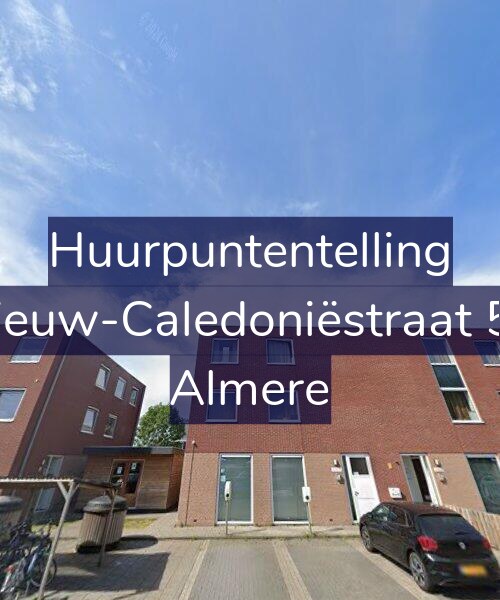 Foto gevel Huurpuntentelling voor Nieuw-Caledoniëstraat 59, Almere
