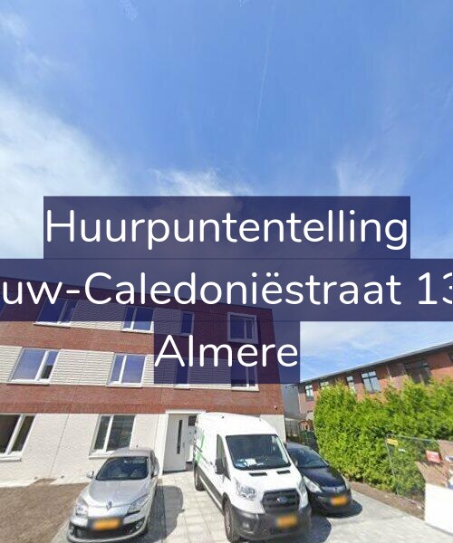 Foto gevel Huurpuntentelling voor Nieuw-Caledoniëstraat 13-D, Almere