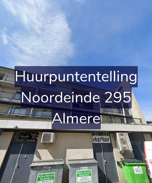 Foto gevel Huurpuntentelling voor Noordeinde 295, Almere