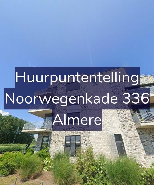 Foto gevel Huurpuntentelling voor Noorwegenkade 336, Almere