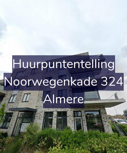 Foto gevel Huurpuntentelling voor Noorwegenkade 324, Almere