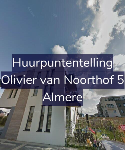 Foto gevel Huurpuntentelling voor Olivier van Noorthof 5, Almere