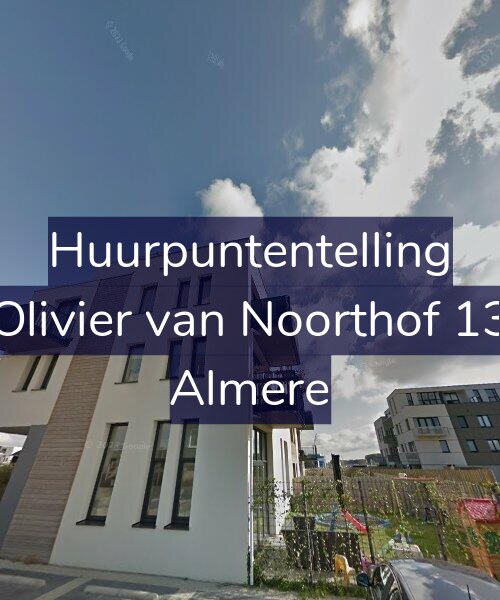 Foto gevel Huurpuntentelling voor Olivier van Noorthof 13, Almere