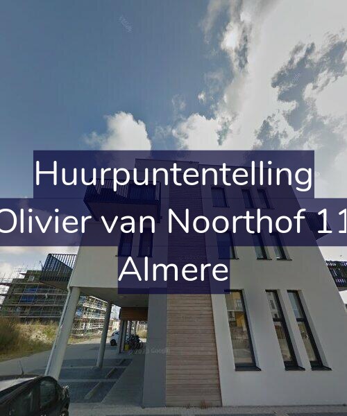 Foto gevel Huurpuntentelling voor Olivier van Noorthof 11, Almere