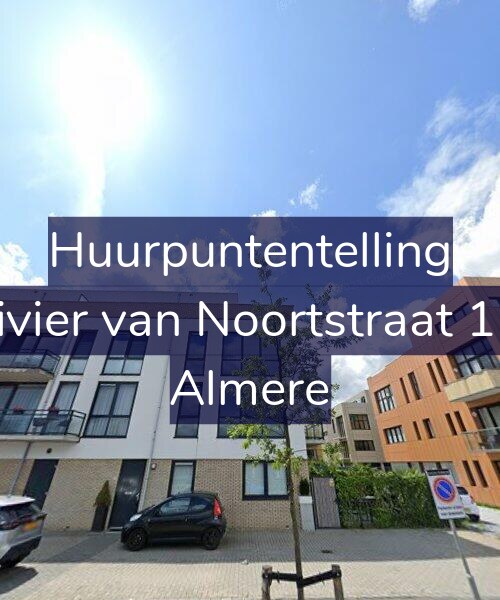 Foto gevel Huurpuntentelling voor Olivier van Noortstraat 152, Almere