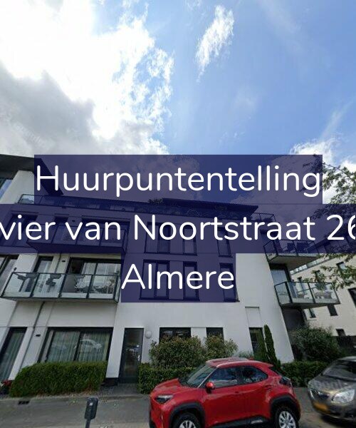 Foto gevel Huurpuntentelling voor Olivier van Noortstraat 26-F, Almere