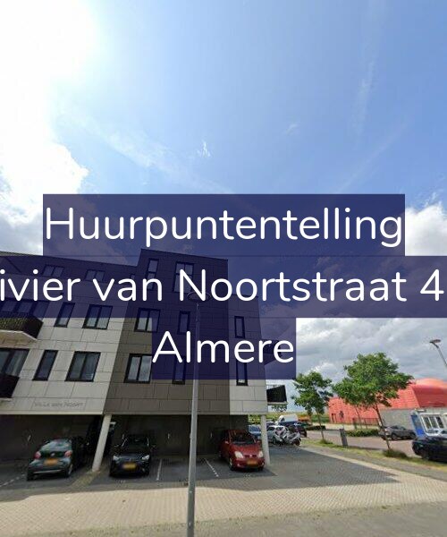 Foto gevel Huurpuntentelling voor Olivier van Noortstraat 4-R, Almere