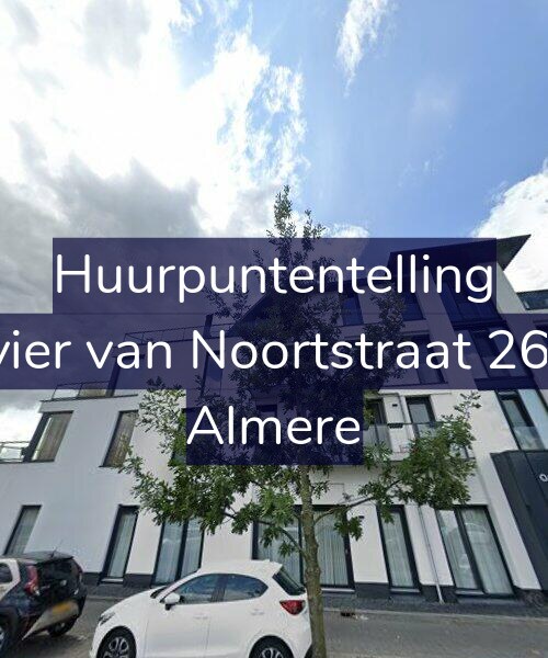 Foto gevel Huurpuntentelling voor Olivier van Noortstraat 26-W, Almere