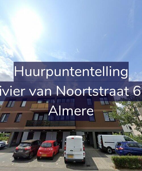 Foto gevel Huurpuntentelling voor Olivier van Noortstraat 6-A, Almere