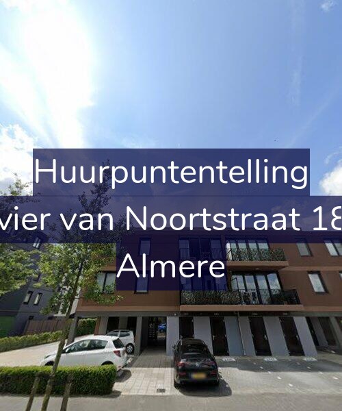 Foto gevel Huurpuntentelling voor Olivier van Noortstraat 18-A, Almere