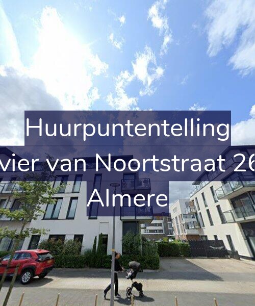 Foto gevel Huurpuntentelling voor Olivier van Noortstraat 26-T, Almere