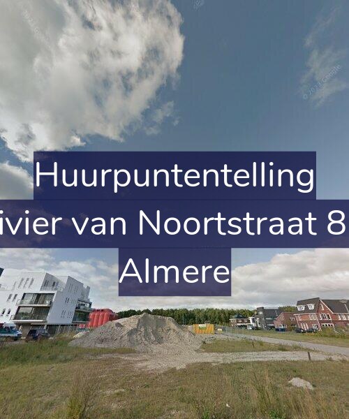 Foto gevel Huurpuntentelling voor Olivier van Noortstraat 8-A, Almere