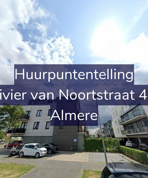 Foto gevel Huurpuntentelling voor Olivier van Noortstraat 4-C, Almere