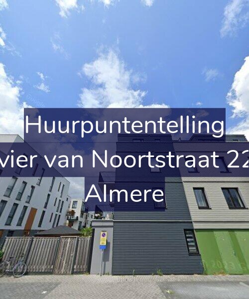 Foto gevel Huurpuntentelling voor Olivier van Noortstraat 22-C, Almere