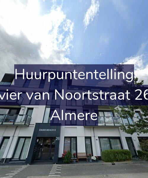 Foto gevel Huurpuntentelling voor Olivier van Noortstraat 26-V, Almere
