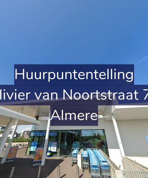 Foto gevel Huurpuntentelling voor Olivier van Noortstraat 78, Almere