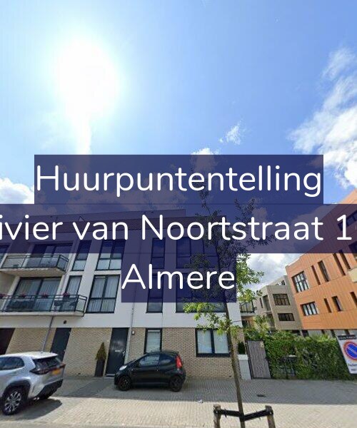 Foto gevel Huurpuntentelling voor Olivier van Noortstraat 166, Almere