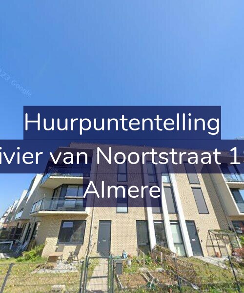 Foto gevel Huurpuntentelling voor Olivier van Noortstraat 194, Almere
