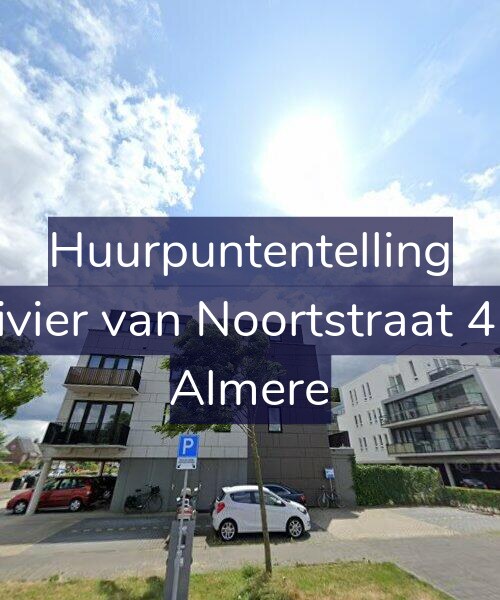 Foto gevel Huurpuntentelling voor Olivier van Noortstraat 4-Q, Almere