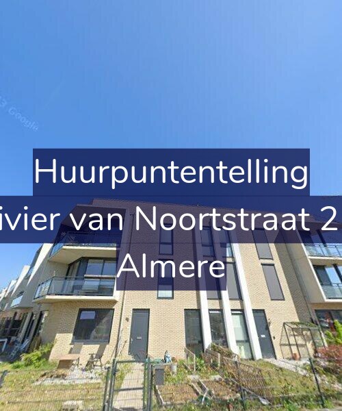 Foto gevel Huurpuntentelling voor Olivier van Noortstraat 210, Almere