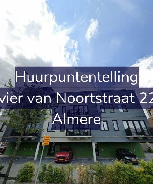 Foto gevel Huurpuntentelling voor Olivier van Noortstraat 22-B, Almere