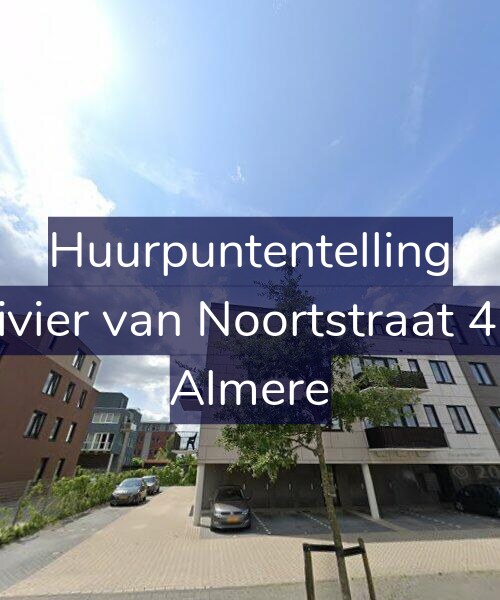 Foto gevel Huurpuntentelling voor Olivier van Noortstraat 4-G, Almere