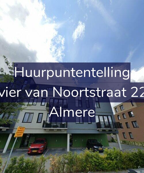 Foto gevel Huurpuntentelling voor Olivier van Noortstraat 22-N, Almere