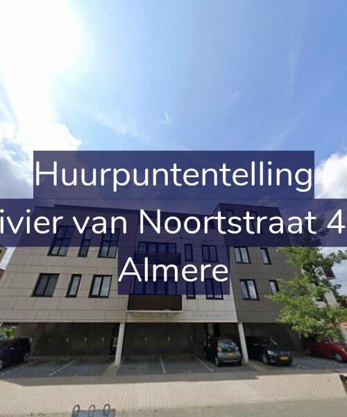 Foto gevel Huurpuntentelling voor Olivier van Noortstraat 4-P, Almere