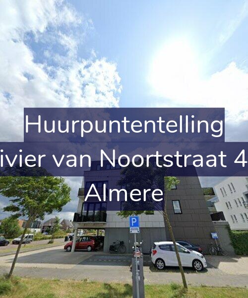 Foto gevel Huurpuntentelling voor Olivier van Noortstraat 4-K, Almere