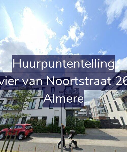 Foto gevel Huurpuntentelling voor Olivier van Noortstraat 26-U, Almere