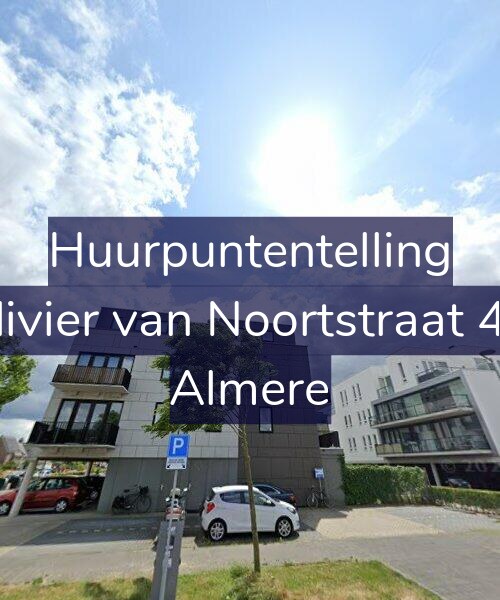 Foto gevel Huurpuntentelling voor Olivier van Noortstraat 4-J, Almere