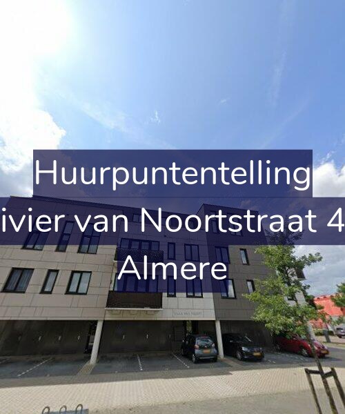 Foto gevel Huurpuntentelling voor Olivier van Noortstraat 4-L, Almere