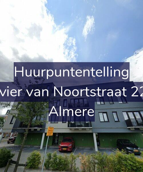 Foto gevel Huurpuntentelling voor Olivier van Noortstraat 22-E, Almere