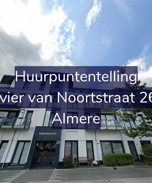 Foto gevel Huurpuntentelling voor Olivier van Noortstraat 26-L, Almere