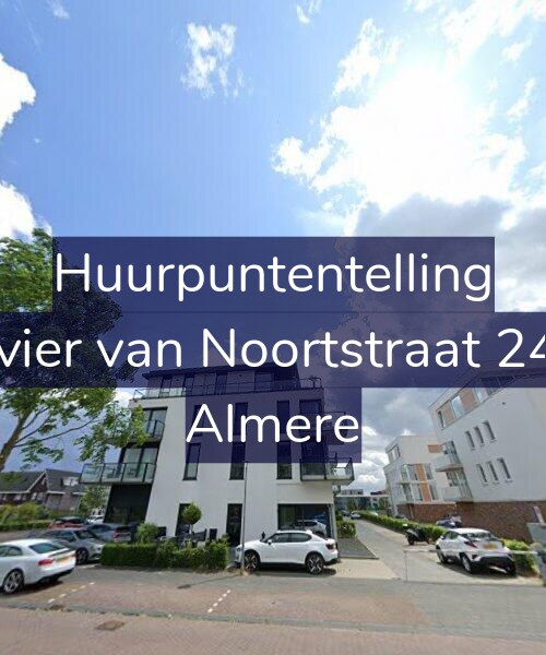 Foto gevel Huurpuntentelling voor Olivier van Noortstraat 24-C, Almere