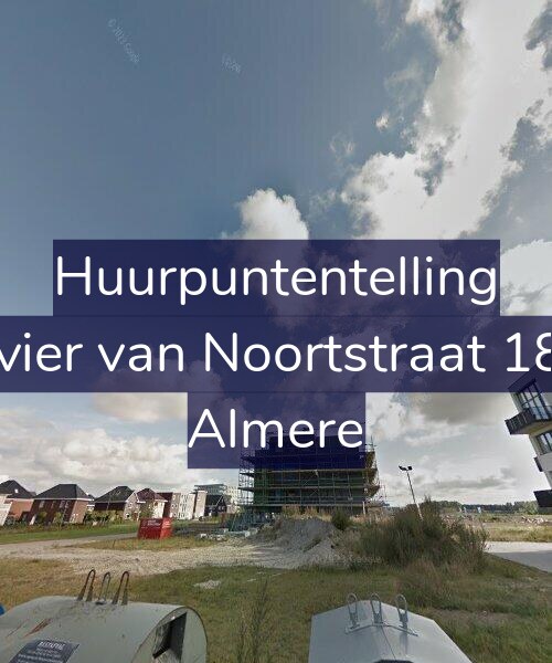 Foto gevel Huurpuntentelling voor Olivier van Noortstraat 18-C, Almere