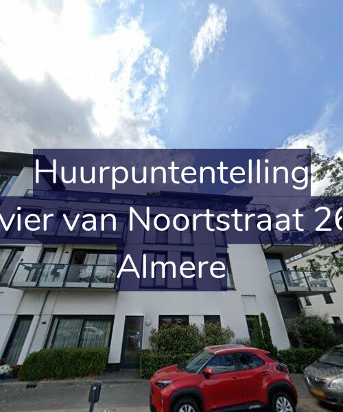 Foto gevel Huurpuntentelling voor Olivier van Noortstraat 26-E, Almere