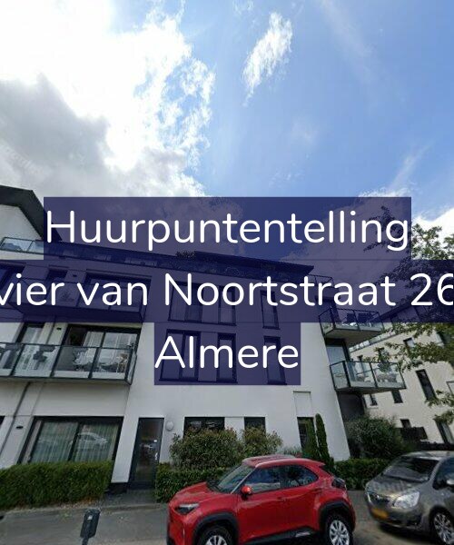 Foto gevel Huurpuntentelling voor Olivier van Noortstraat 26-M, Almere