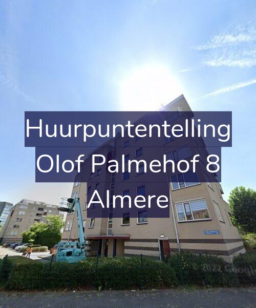 Foto gevel Huurpuntentelling voor Olof Palmehof 8, Almere