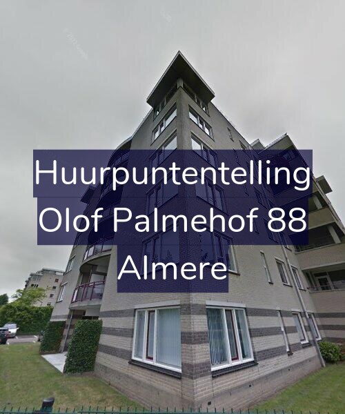 Foto gevel Huurpuntentelling voor Olof Palmehof 88, Almere
