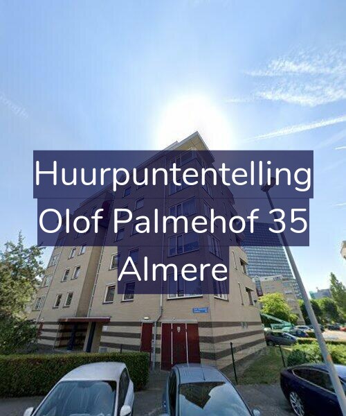 Foto gevel Huurpuntentelling voor Olof Palmehof 35, Almere