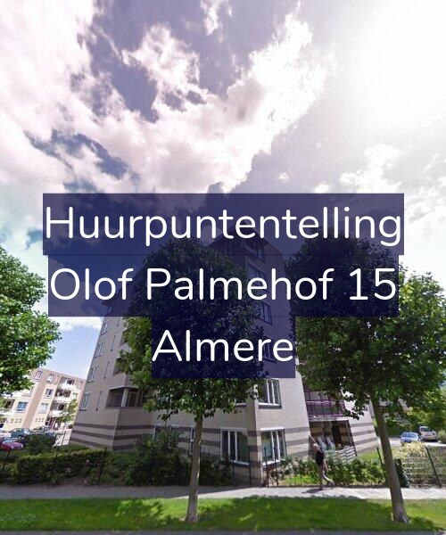 Foto gevel Huurpuntentelling voor Olof Palmehof 15, Almere