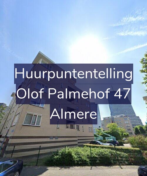 Foto gevel Huurpuntentelling voor Olof Palmehof 47, Almere