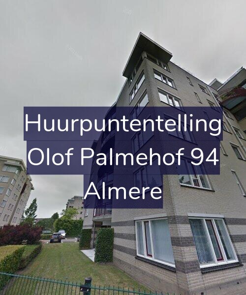 Foto gevel Huurpuntentelling voor Olof Palmehof 94, Almere