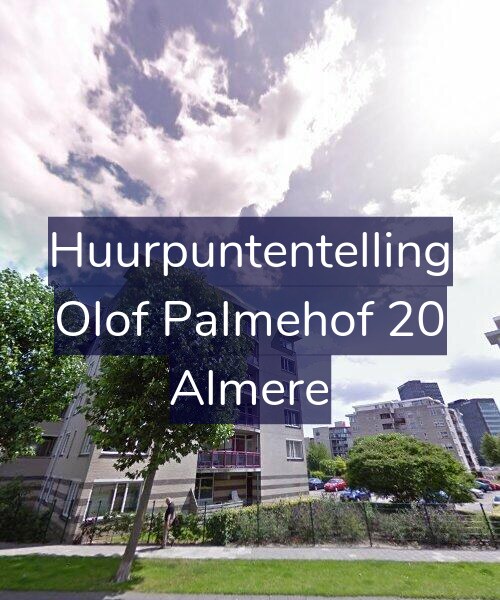 Foto gevel Huurpuntentelling voor Olof Palmehof 20, Almere
