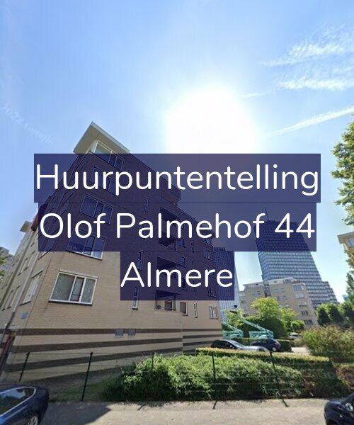 Foto gevel Huurpuntentelling voor Olof Palmehof 44, Almere