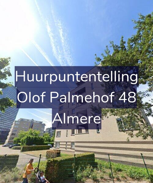 Foto gevel Huurpuntentelling voor Olof Palmehof 48, Almere