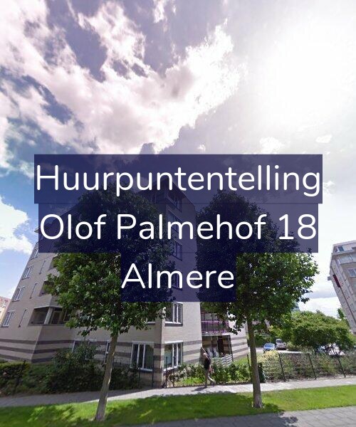 Foto gevel Huurpuntentelling voor Olof Palmehof 18, Almere